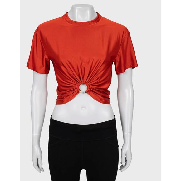 Paco Rabanne Orange Viscose Top - Size XS - Picture 1 of 4